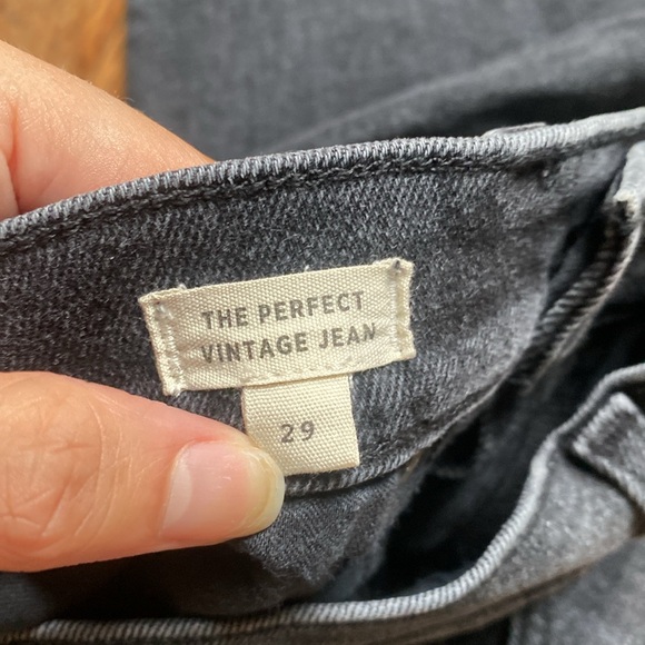 Madewell The Perfect Vintage Jean size 29 washed grey - Picture 3 of 7